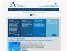 Tablet Screenshot of amauricontabilidade.com.br